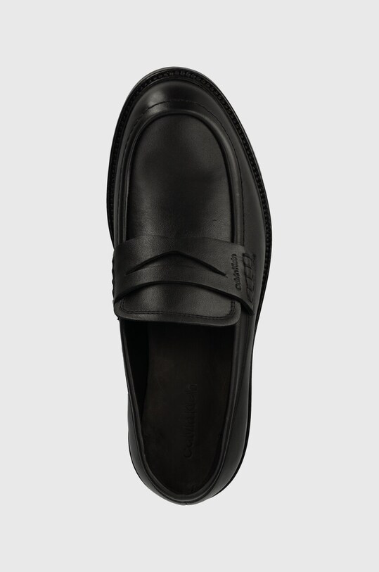 Calvin Klein mocasini de piele negru HM0HM01389