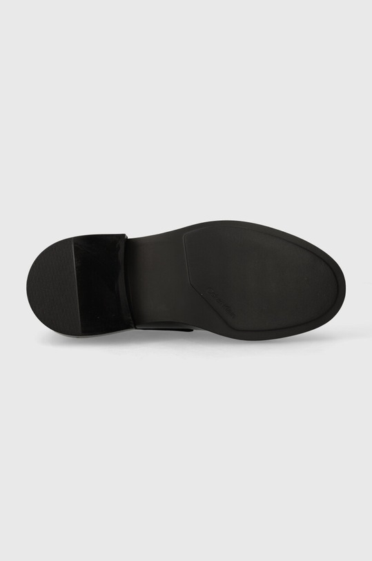 Δερμάτινα μοκασίνια Calvin Klein MOCCASIN CLEAN HM0HM01375 μαύρο