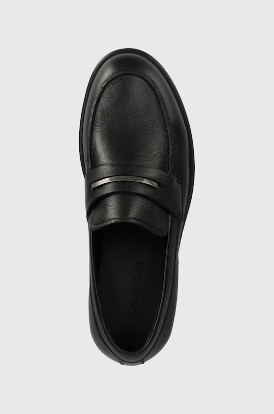 Kožené mokasíny Calvin Klein MOCCASIN PB čierna HM0HM01223