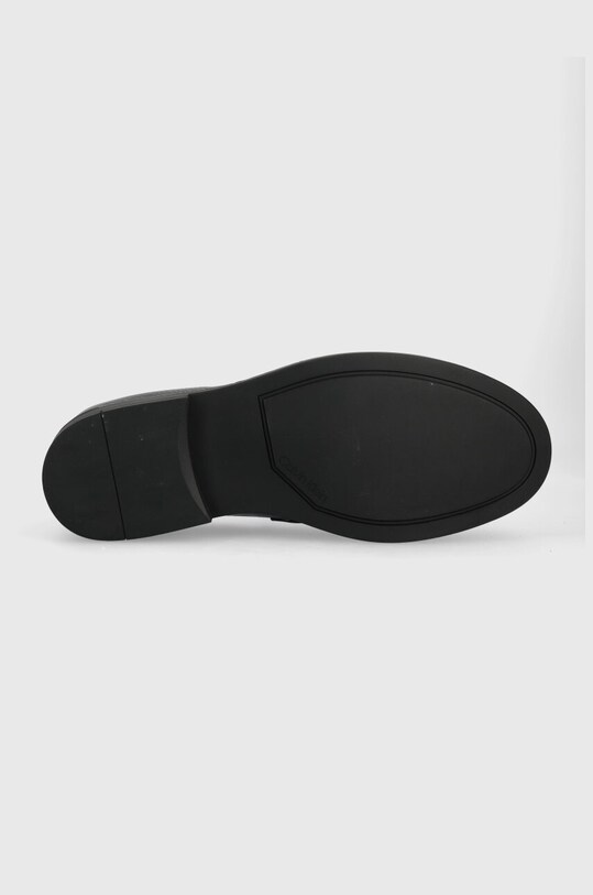 Calvin Klein mokasyny skórzane MOCCASIN PB HM0HM01223 czarny