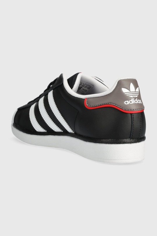 Shoes adidas Originals leather sneakers Superstar IF3641 black