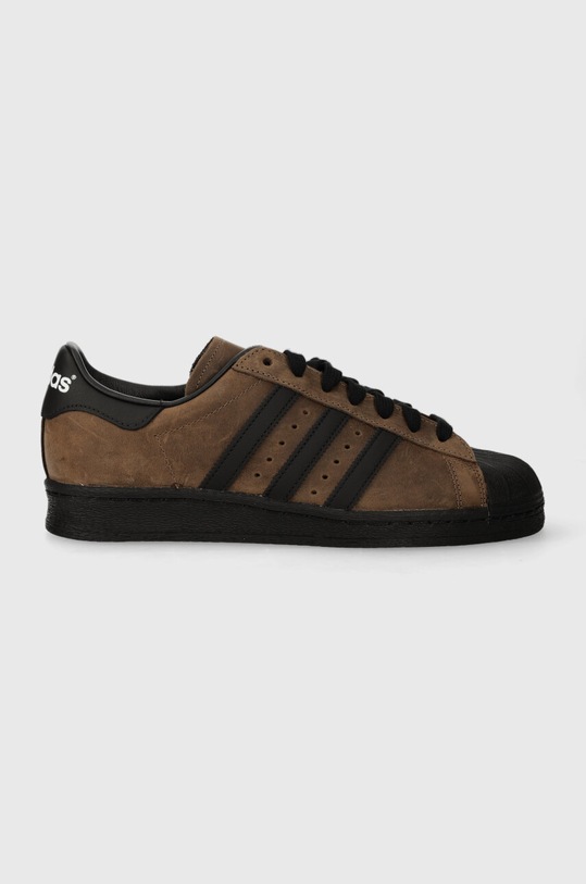 Tenisky adidas Originals Superstar 82 imitácia kože hnedá IF9034