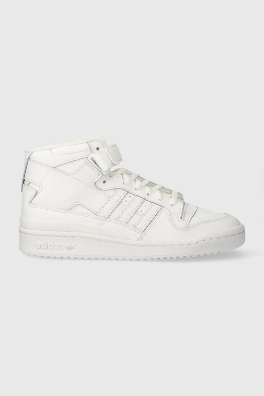 adidas Originals sneakers Forum Mid piele acoperită alb IG3754