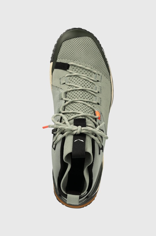 Boty Salewa Puez Knit Mid Powertex zelená 00.0000061434