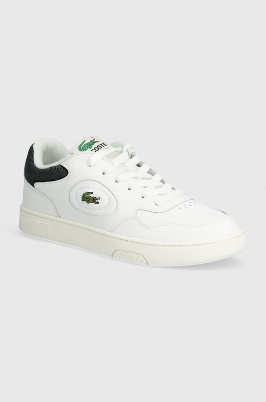 Lacoste sneakers din piele Lineset Leather Planet friendly alb 46SMA0045