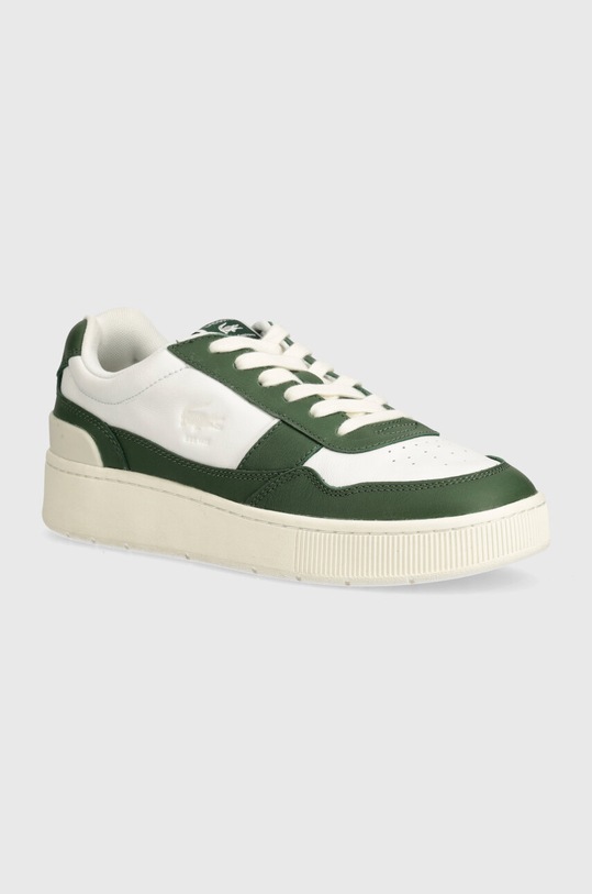 Lacoste sneakersy skórzane Aceclip Premium Contrasted Leather Planet friendly zielony 47SMA0038