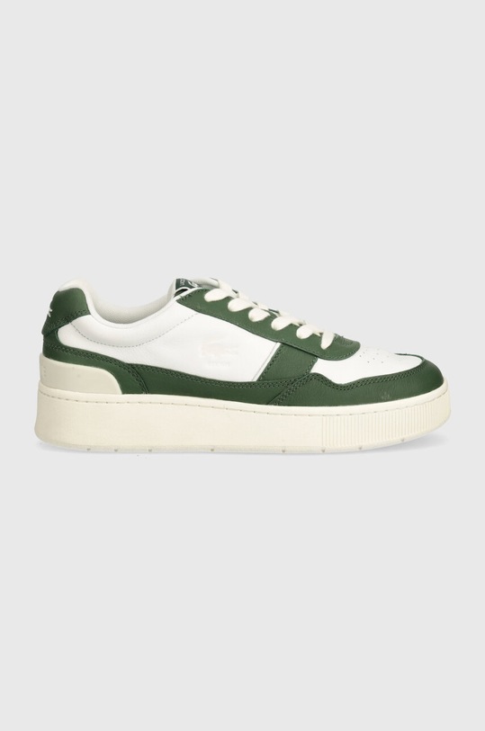 Lacoste sneakersy skórzane Aceclip Premium Contrasted Leather 47SMA0038 zielony SS24