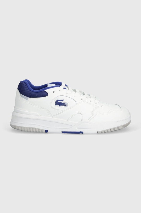 Kožené tenisky Lacoste Lineshot Contrasted Collar Leather 47SMA0061 bílá SS24