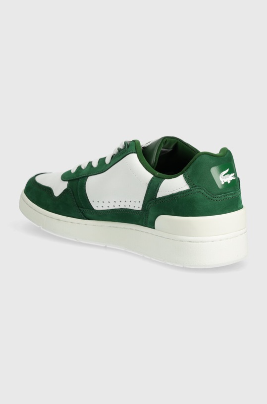 Boty Kožené tenisky Lacoste T-Clip Contrasted Leather 47SMA0070 zelená