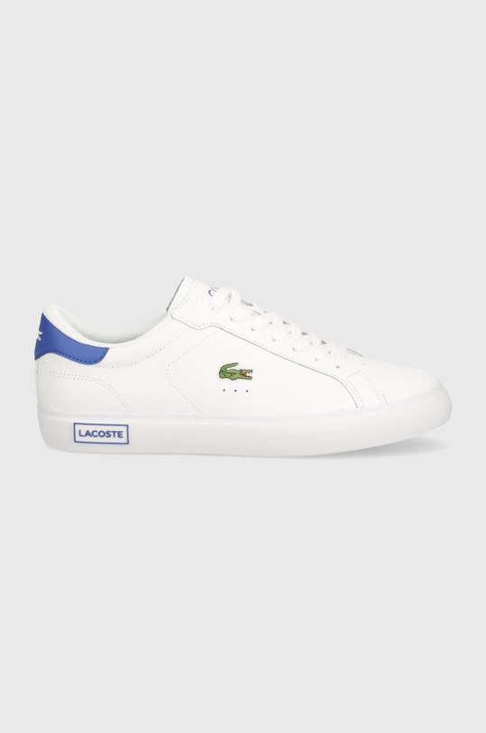Lacoste sneakers in pelle Powercourt Leather 47SMA0081 bianco SS24