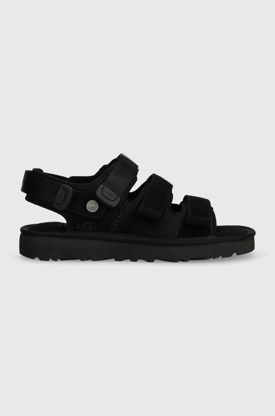 Велурени сандали UGG Goldencoast Multistrap Planet friendly черен 1153095.BLK