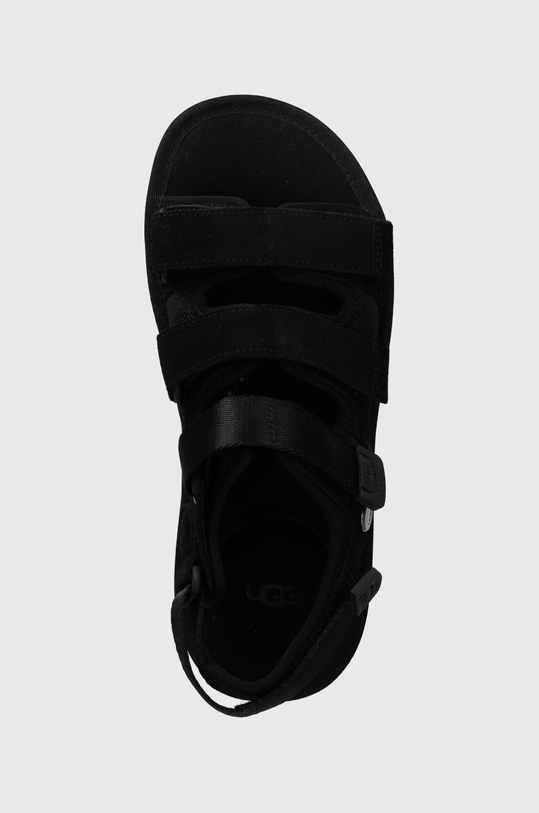 Велурени сандали UGG Goldencoast Multistrap черен 1153095.BLK
