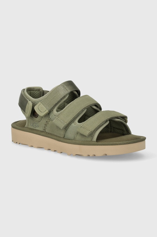 UGG sandale din piele intoarsa Goldencoast Multistrap verde 1153095.SDC
