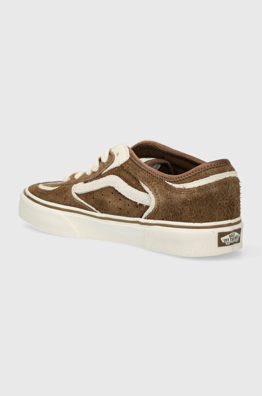 Încălțăminte Vans tenisi din piele intoarsa Rowley Classic VN0009QJN441 maro