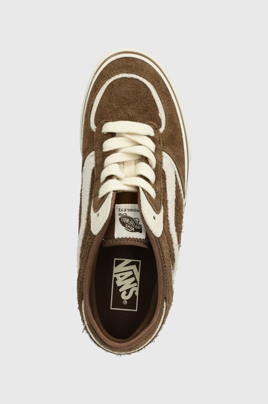 Vans tenisi din piele intoarsa Rowley Classic maro VN0009QJN441