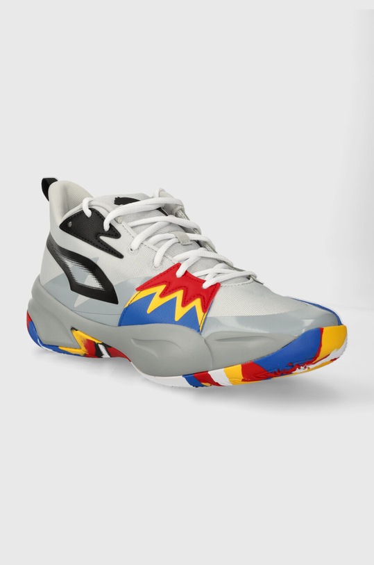 Basketbalové boty Puma Genetics 309691 šedá SS24
