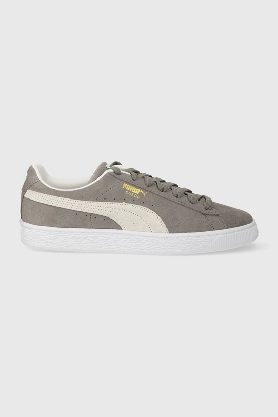 Замшевые кроссовки Puma Suede Classic XXI плоская серый 374915.07