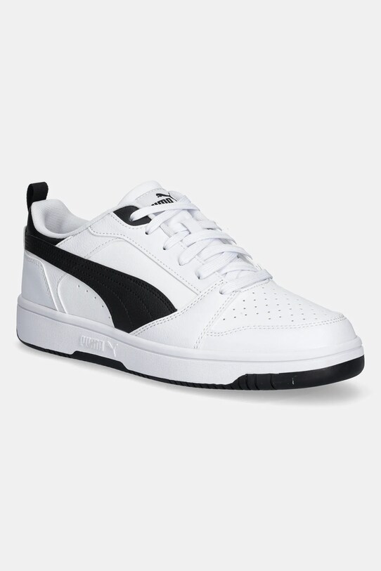 Puma sneakers Rebound v6 Low mic de statură alb 392328