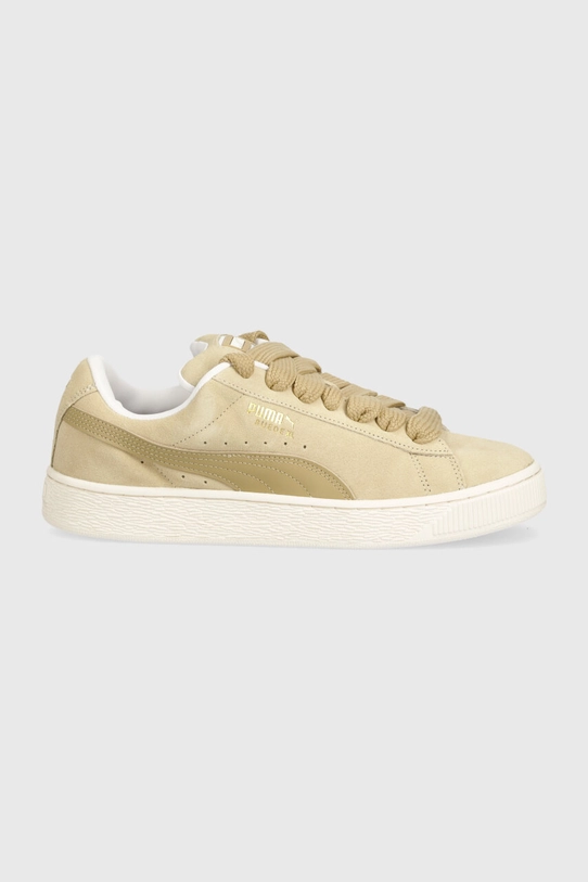 Кожаные кроссовки Puma Suede XL 395205 бежевый SS25