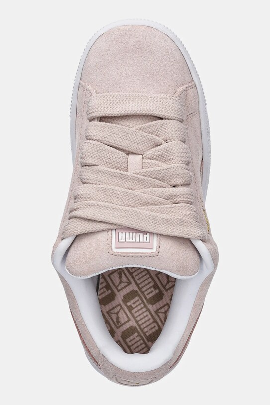 Кожаные кроссовки Puma Suede XL розовый 395205