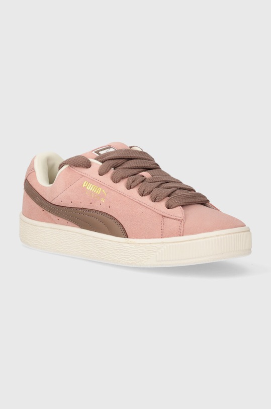 Puma sneakers din piele Suede XL piele întoarsă roz 395205