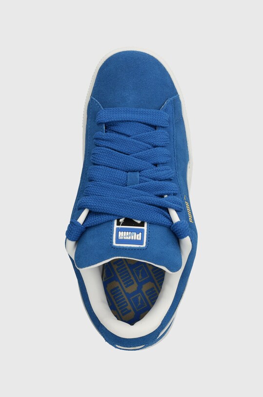 Шкіряні кросівки Puma Suede XL блакитний 395205