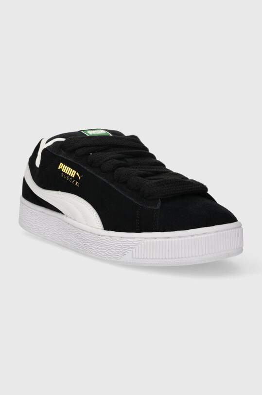 Кожаные кроссовки Puma Suede XL 395205 чёрный SS25