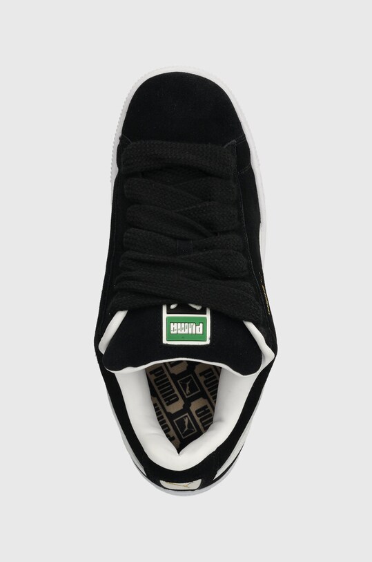 Кожаные кроссовки Puma Suede XL чёрный 395205