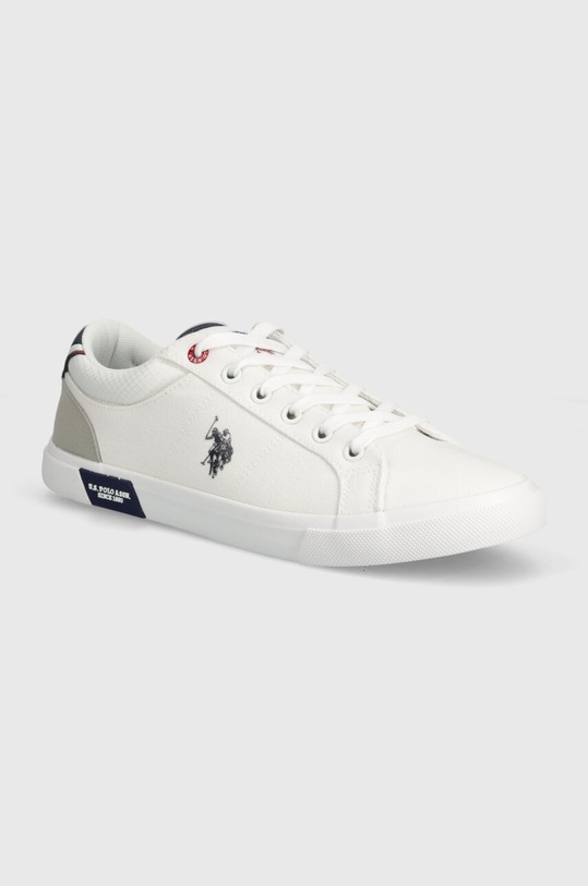 Sneakers boty U.S. Polo Assn. BASTER textilní bílá BASTER001M.4TH2
