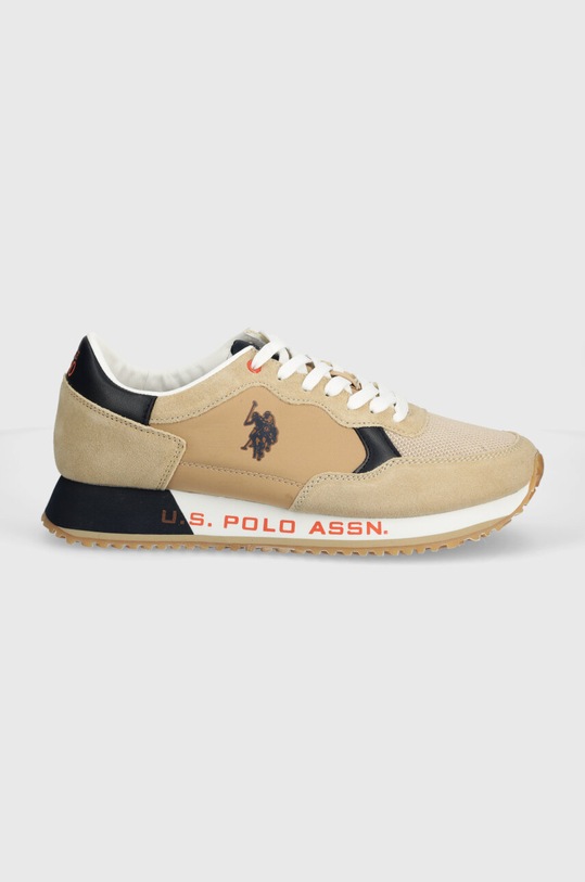 Αθλητικά U.S. Polo Assn. CLEEF CLEEF006M.4TS1 μπεζ SS24