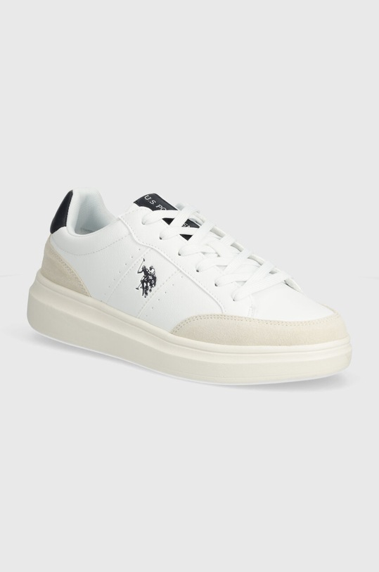 Αθλητικά U.S. Polo Assn. CODY δέρμα σαμουά λευκό CODY003M.4YS1