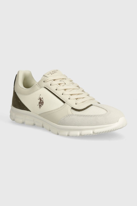 Αθλητικά U.S. Polo Assn. GARY απομίμηση λείου δέρματος μπεζ GARY003M.4YT1
