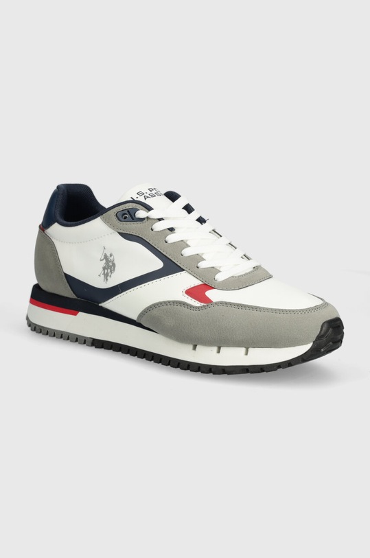 U.S. Polo Assn. sneakersy JUSTIN imitacja skóry licowej biały JUSTIN001M.4NH1