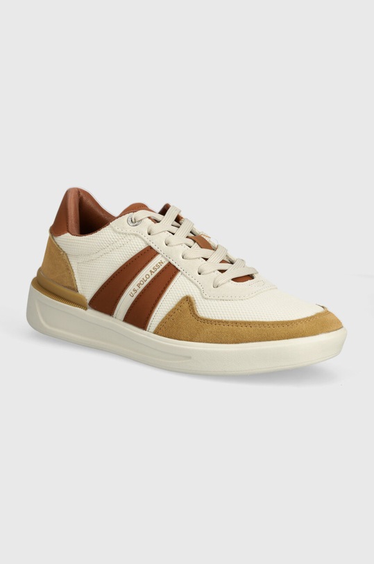 Sneakers boty U.S. Polo Assn. NATE textilní béžová NATE001M.4MS1