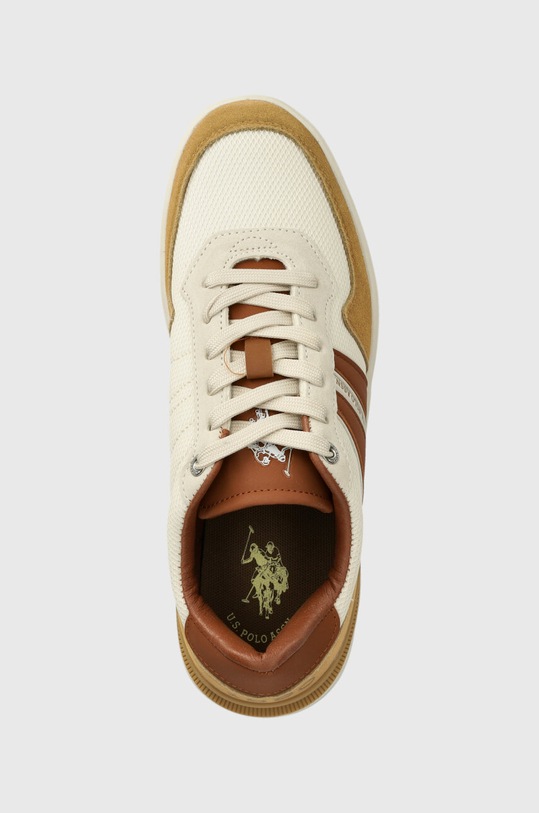 Sneakers boty U.S. Polo Assn. NATE béžová NATE001M.4MS1