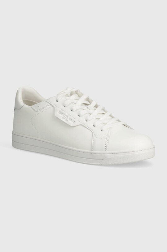 Michael Kors sneakers din piele Keating Lace Up mic de statură alb 42S4KEFS1L.085
