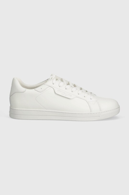Michael Kors sneakers din piele Keating Lace Up 42S4KEFS1L.085 alb AW24