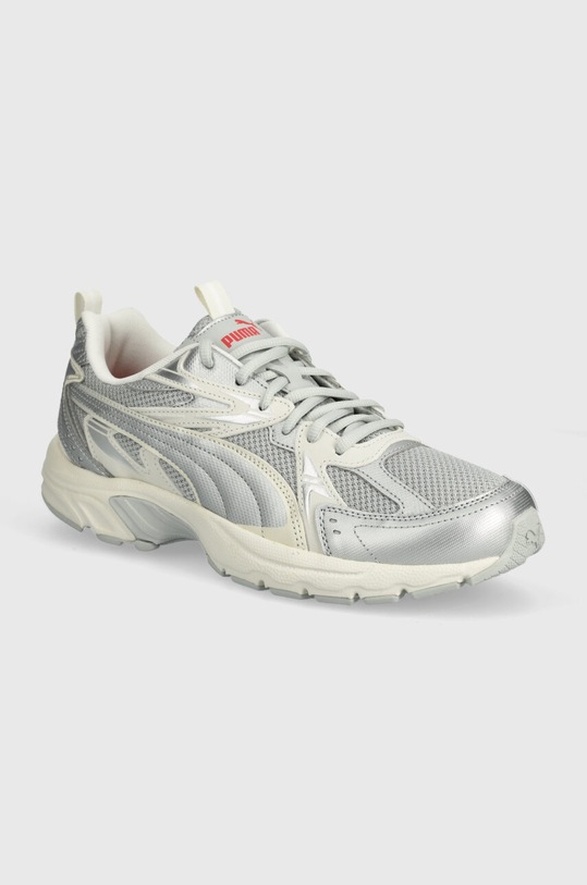 Puma sneakers Milenio Tech finta pelle fiore argento 392322
