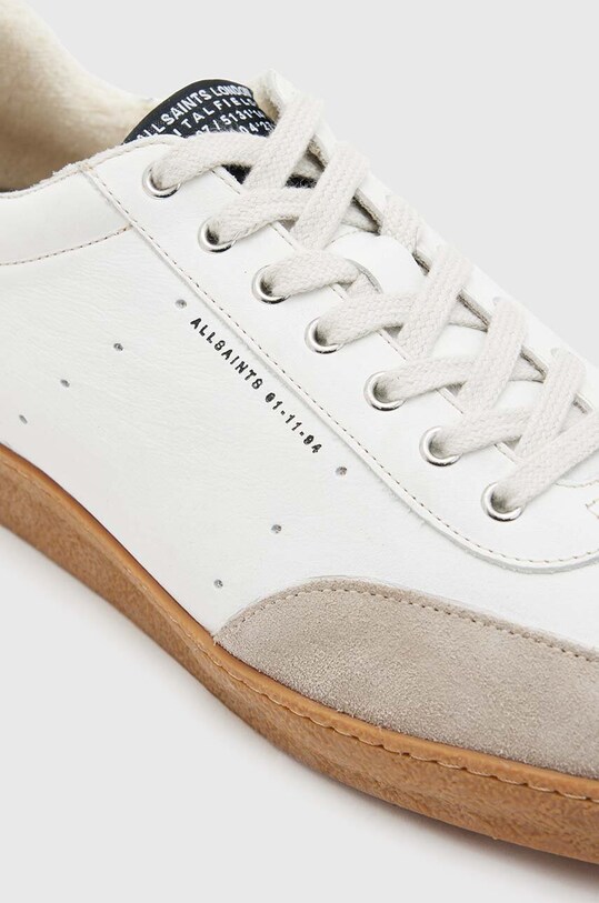 Kožené tenisky AllSaints Leo Low Top béžová MF718X