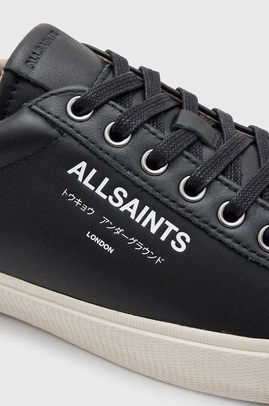 AllSaints bőr sportcipő Underground Leather Low fekete MF705X