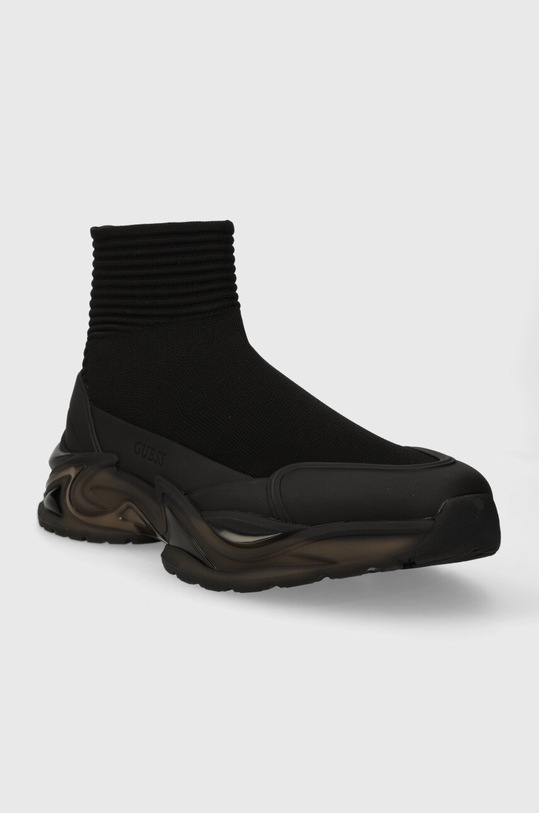Guess sneakersy BELLUNO SOCK FMJBES.FAB12.BLACK czarny SS24