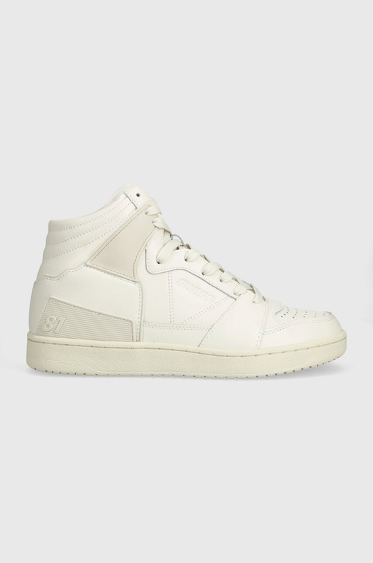 Guess sneakers in pelle SAVA MID alta beige FMJSAM.ELE12.WHITE