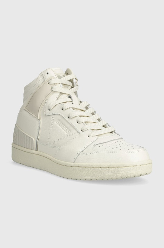 Guess sneakers in pelle SAVA MID FMJSAM.ELE12.WHITE beige SS24