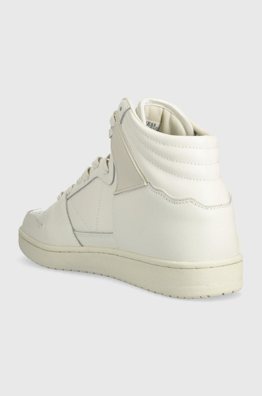 Scarpe Guess sneakers in pelle SAVA MID FMJSAM.ELE12.WHITE beige