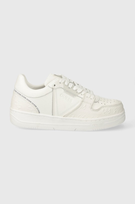 Tenisky Guess ANCONA I imitácia kože biela FMJANI.ELL12.WHITE