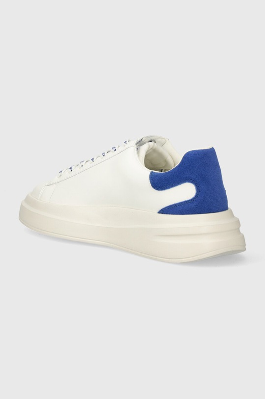 Obuwie Guess sneakersy skórzane ELBA FMPVIB.SUE12.WHIBL biały