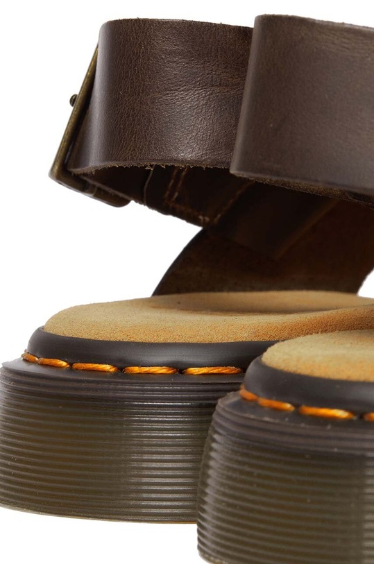 Kožené sandály Dr. Martens Zane hnědá DM31577375