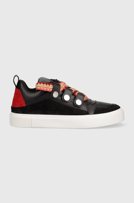 Marcelo Burlon sneakers din piele Ticinella Sneaker CMIA097S24LEA0011028 negru SS24