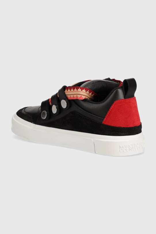 Încălțăminte Marcelo Burlon sneakers din piele Ticinella Sneaker CMIA097S24LEA0011028 negru