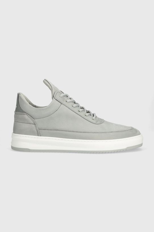 Nubukové tenisky Filling Pieces Low Top Base nubuk sivá 10120591288